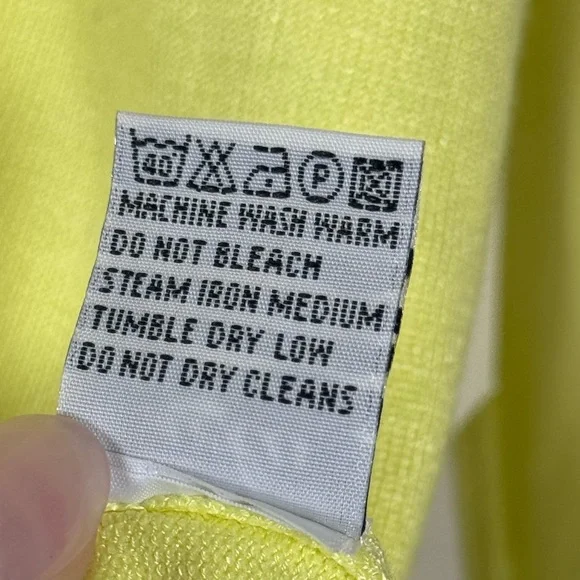 Vibrant Yellow V-Neck Cardigan L Soft Knit Button Down Layering Essential Chic - Picture 6 of 11